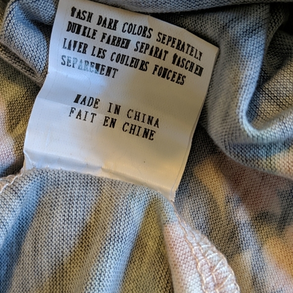 2XL Soft T-shirt Gray and Peach - Picture 6 of 7